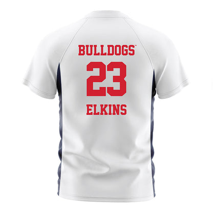 Gonzaga - NCAA Men's Soccer : Benjamin Elkins - White Soccer Jersey