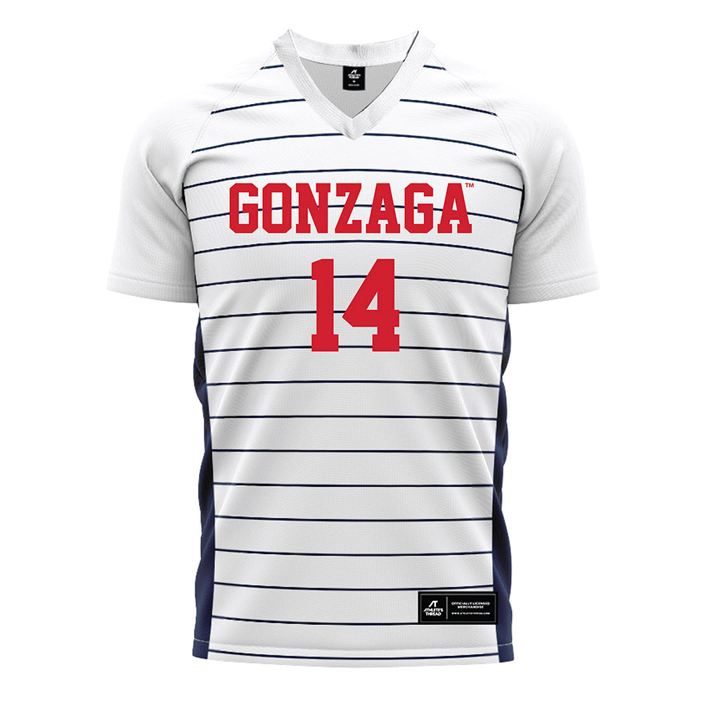 Gonzaga - NCAA Women's Soccer : Amelia Severn - White Soccer Jersey