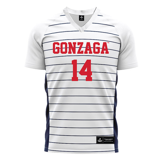 Gonzaga - NCAA Women's Soccer : Amelia Severn - White Soccer Jersey