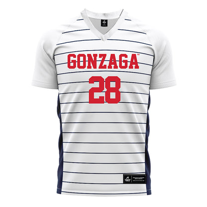 Gonzaga - NCAA Women's Soccer : Emily Todd - White Soccer Jersey