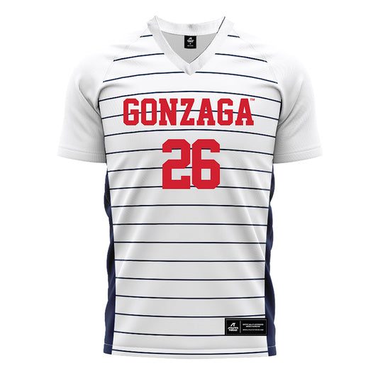 Gonzaga - NCAA Women's Soccer : Kristen Puels - White Soccer Jersey