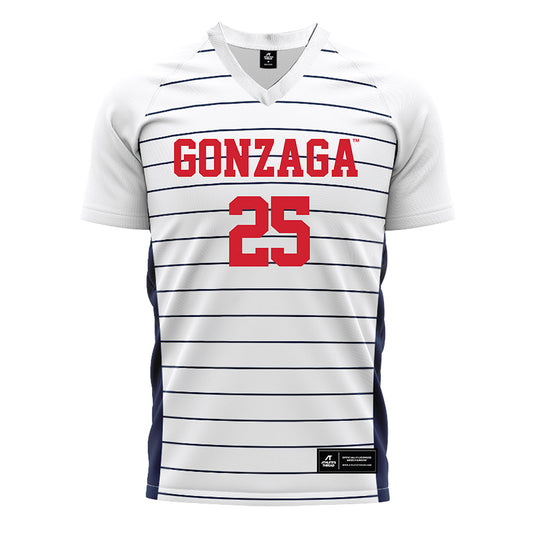 Gonzaga - NCAA Women's Soccer : Finley Heslam - White Soccer Jersey