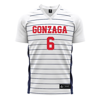 Gonzaga - NCAA Women's Soccer : Willow Collins - White Soccer Jersey