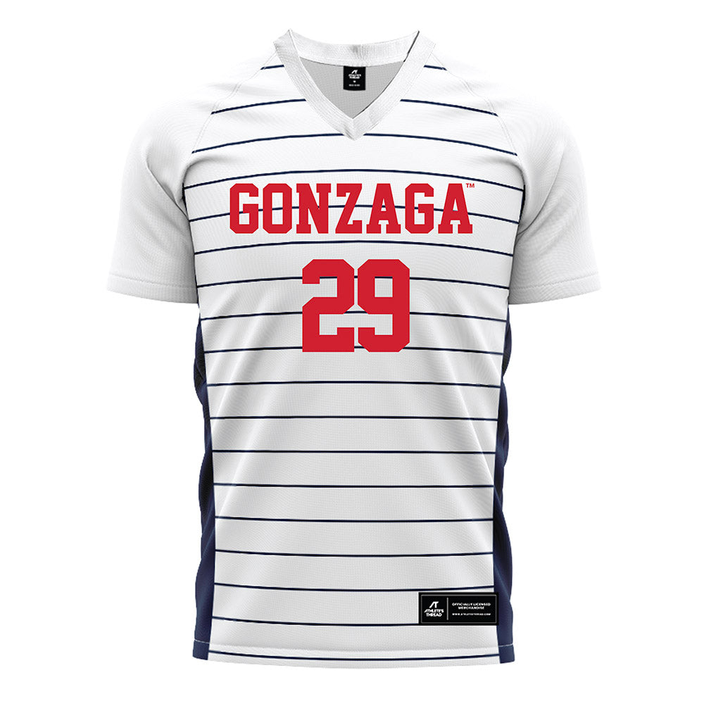 Gonzaga - NCAA Women's Soccer : Audrey Dizon - White Soccer Jersey-0