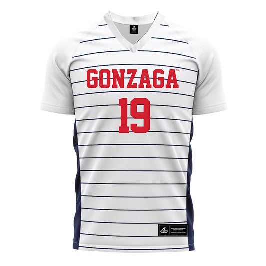 Gonzaga - NCAA Women's Soccer : Lola Pierce - White Soccer Jersey-0