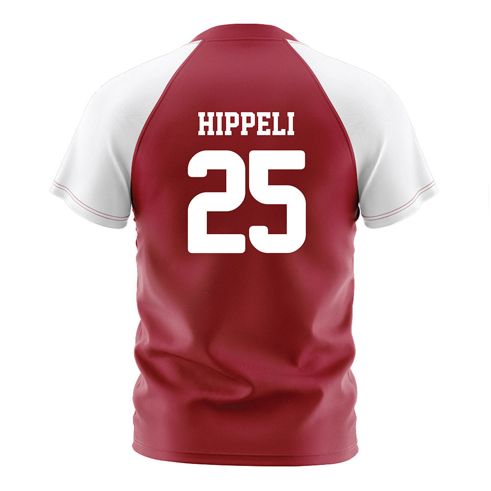 Arkansas - NCAA Women's Soccer : Morgan Hippeli - Cardinal Soccer Jersey