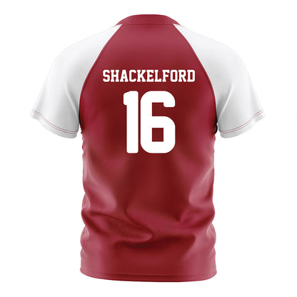 Arkansas - NCAA Women's Soccer : Audrey Shackelford - Cardinal Soccer Jersey