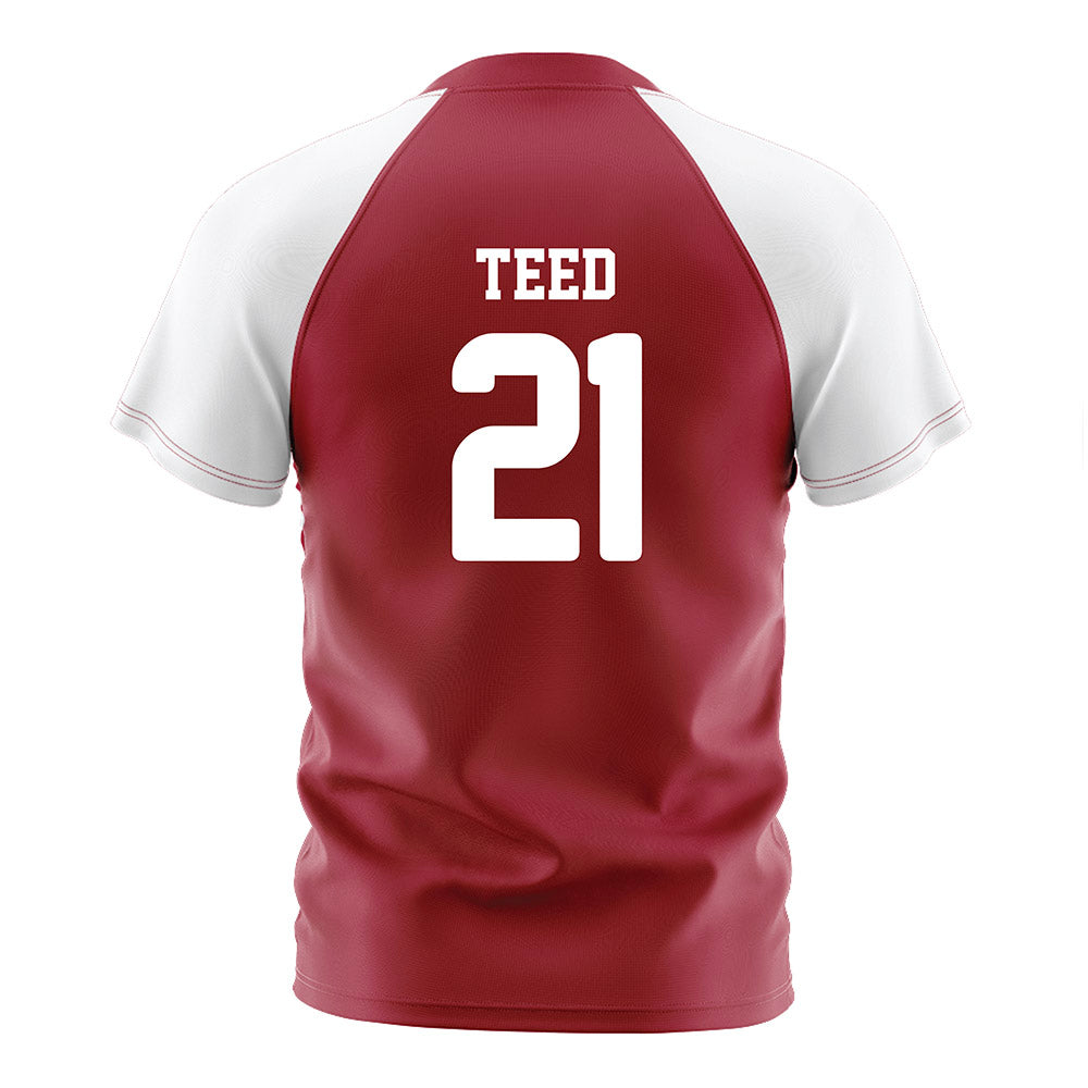 Arkansas - NCAA Women's Soccer : Molly Teed - Cardinal Soccer Jersey-1