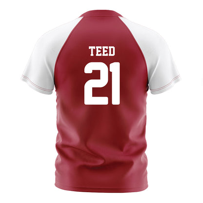 Arkansas - NCAA Women's Soccer : Molly Teed - Cardinal Soccer Jersey-1