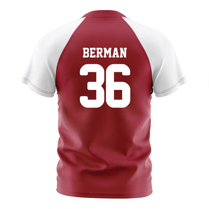 Arkansas - NCAA Women's Soccer : Taylor Berman - Cardinal Soccer Jersey