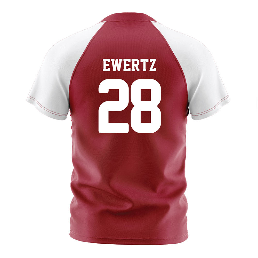 Arkansas - NCAA Women's Soccer : Kyndal Ewertz - Cardinal Soccer Jersey