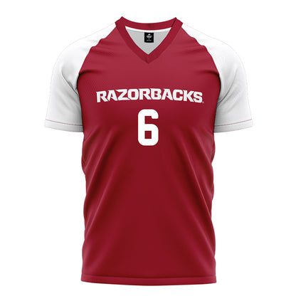 Arkansas - NCAA Women's Soccer : Cora Hair - Cardinal Soccer Jersey