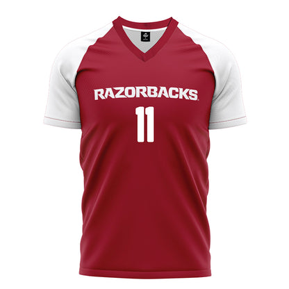 Arkansas - NCAA Women's Soccer : Kate Doyle - Cardinal Soccer Jersey