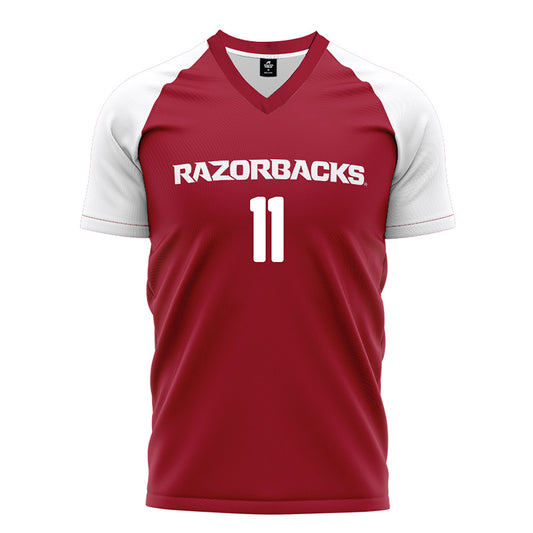 Arkansas - NCAA Women's Soccer : Aniyah Nurse Whyte - Cardinal Soccer Jersey-0