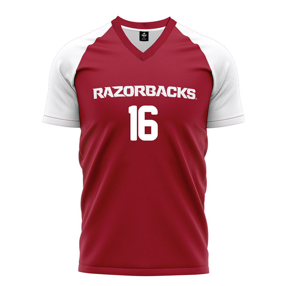 Arkansas - NCAA Women's Soccer : Audrey Shackelford - Cardinal Soccer Jersey