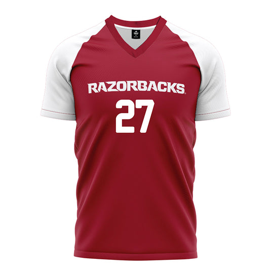 Arkansas - NCAA Women's Soccer : Dejionee Anderson - Cardinal Soccer Jersey