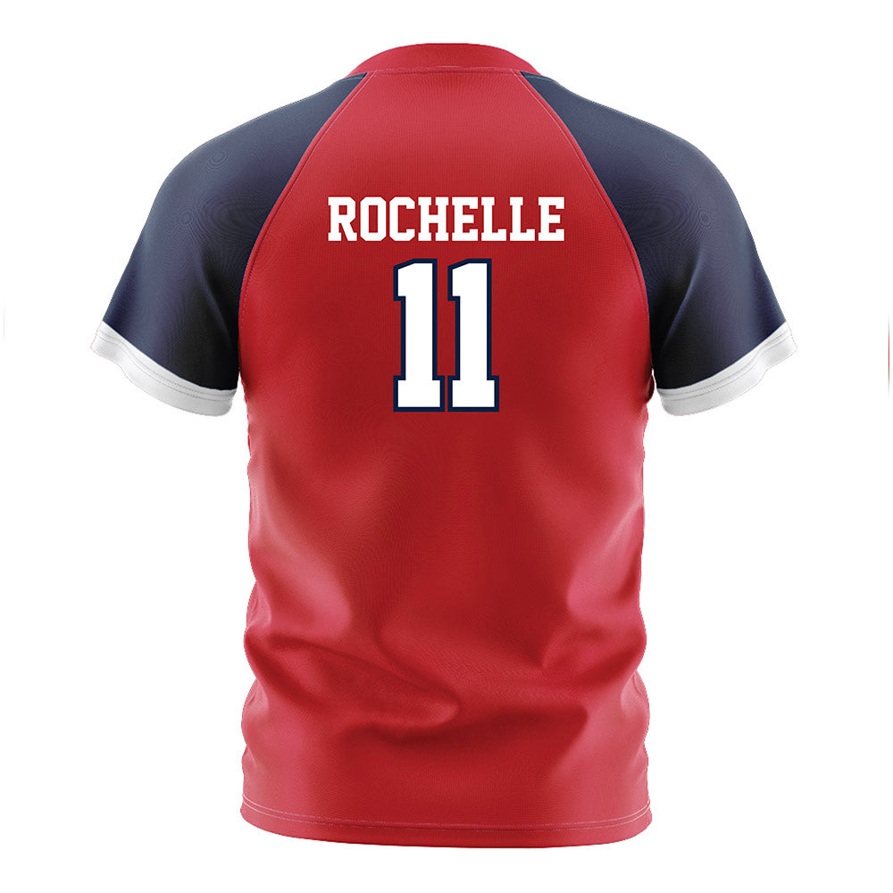 Gonzaga - NCAA Men's Soccer : Talan Rochelle - Red Soccer Jersey-1