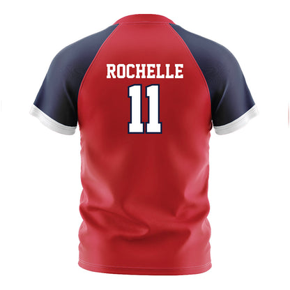 Gonzaga - NCAA Men's Soccer : Talan Rochelle - Red Soccer Jersey-1