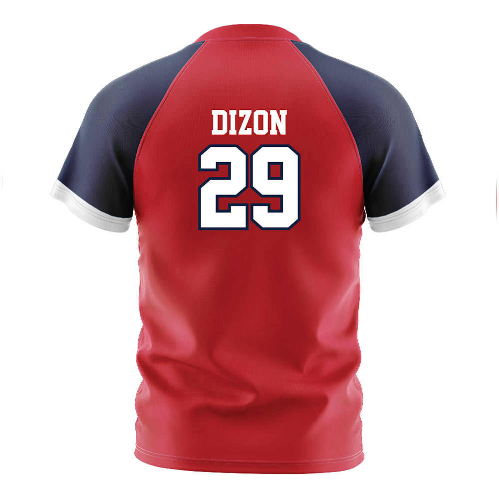 Gonzaga - NCAA Women's Soccer : Audrey Dizon - Red Soccer Jersey-1