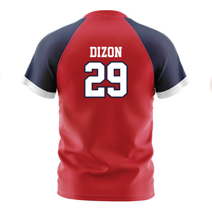 Gonzaga - NCAA Women's Soccer : Audrey Dizon - Red Soccer Jersey-1