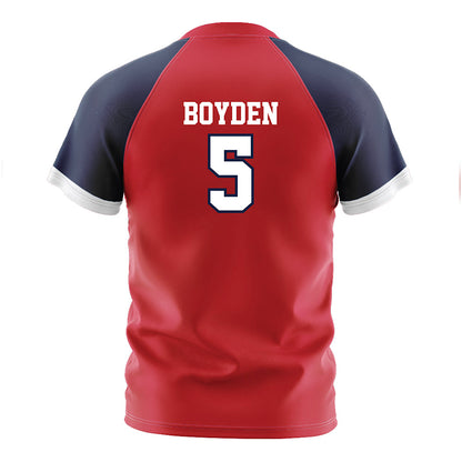 Gonzaga - NCAA Women's Soccer : Annie Boyden - Red Soccer Jersey-1