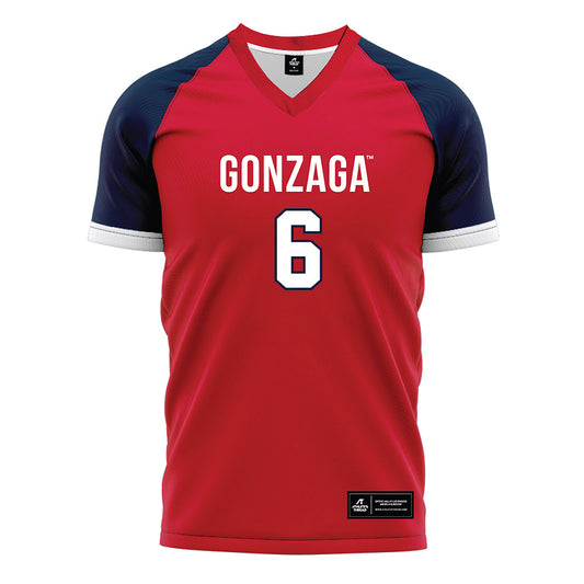 Gonzaga - NCAA Women's Soccer : Willow Collins - Red Soccer Jersey