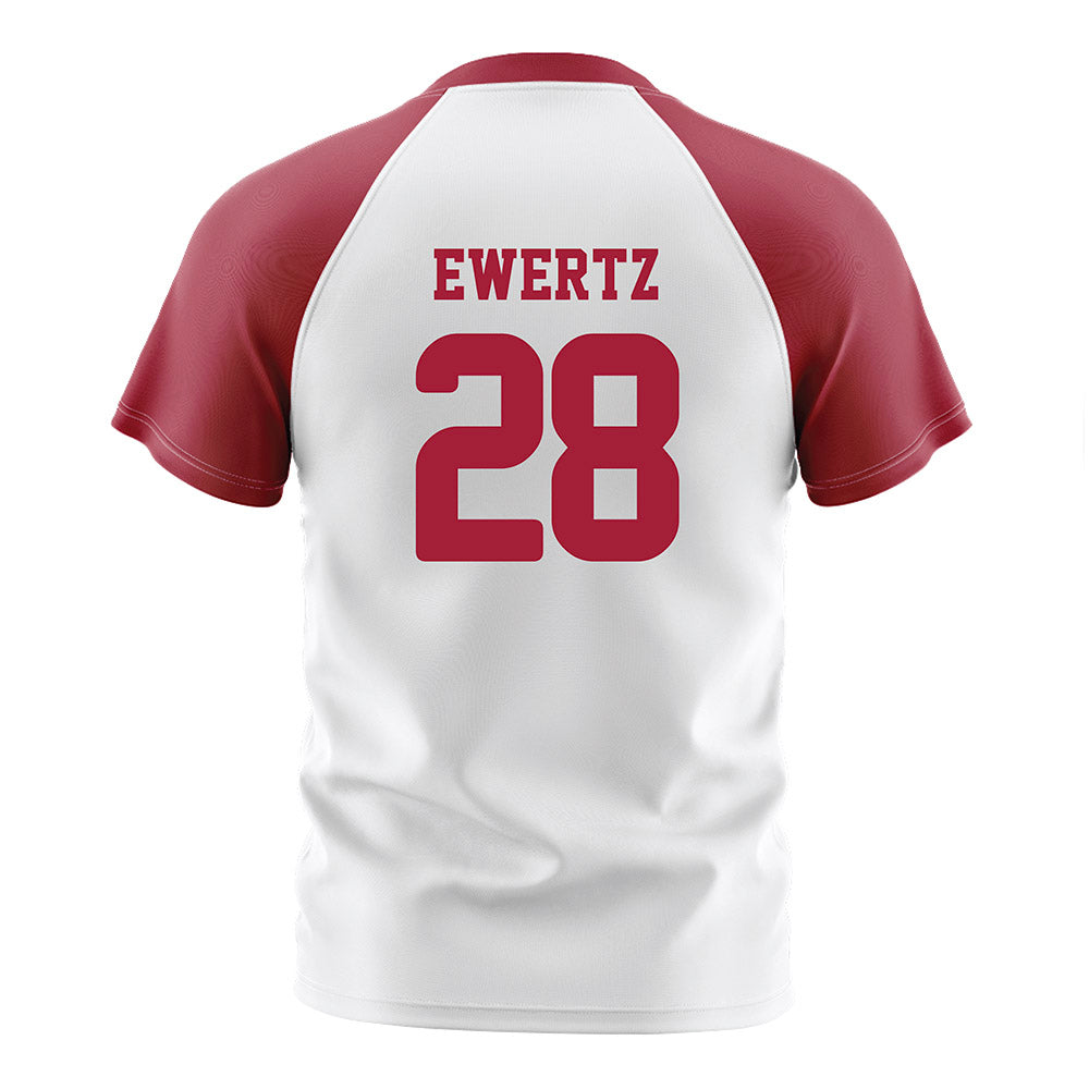 Arkansas - NCAA Women's Soccer : Kyndal Ewertz - White Soccer Jersey