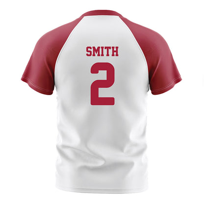 Arkansas - NCAA Women's Soccer : Keegan Smith - White Soccer Jersey