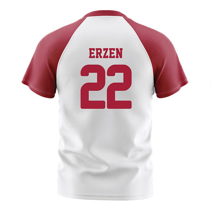 Arkansas - NCAA Women's Soccer : Ainsley Erzen - White Soccer Jersey
