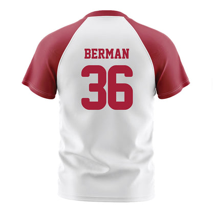 Arkansas - NCAA Women's Soccer : Taylor Berman - White Soccer Jersey