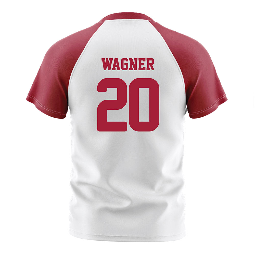 Arkansas - NCAA Women's Soccer : Natalie Wagner - White Soccer Jersey-1