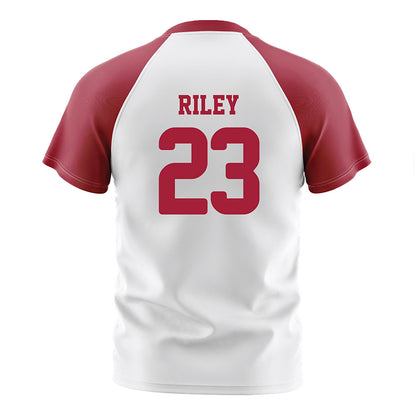 Arkansas - NCAA Women's Soccer : Ella Riley - White Soccer Jersey