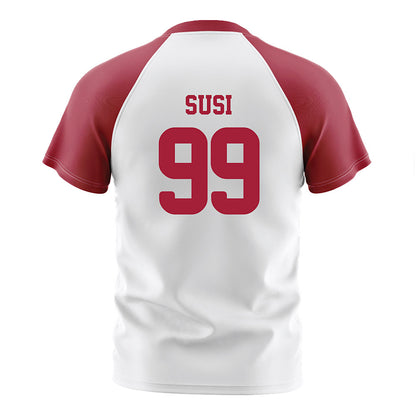 Arkansas - NCAA Women's Soccer : Zoe Susi - White Soccer Jersey