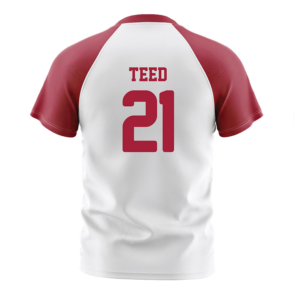 Arkansas - NCAA Women's Soccer : Molly Teed - White Soccer Jersey-1