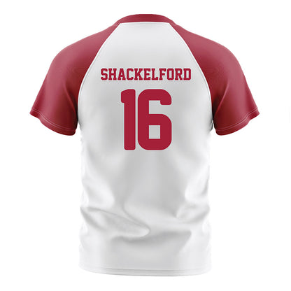 Arkansas - NCAA Women's Soccer : Audrey Shackelford - White Soccer Jersey