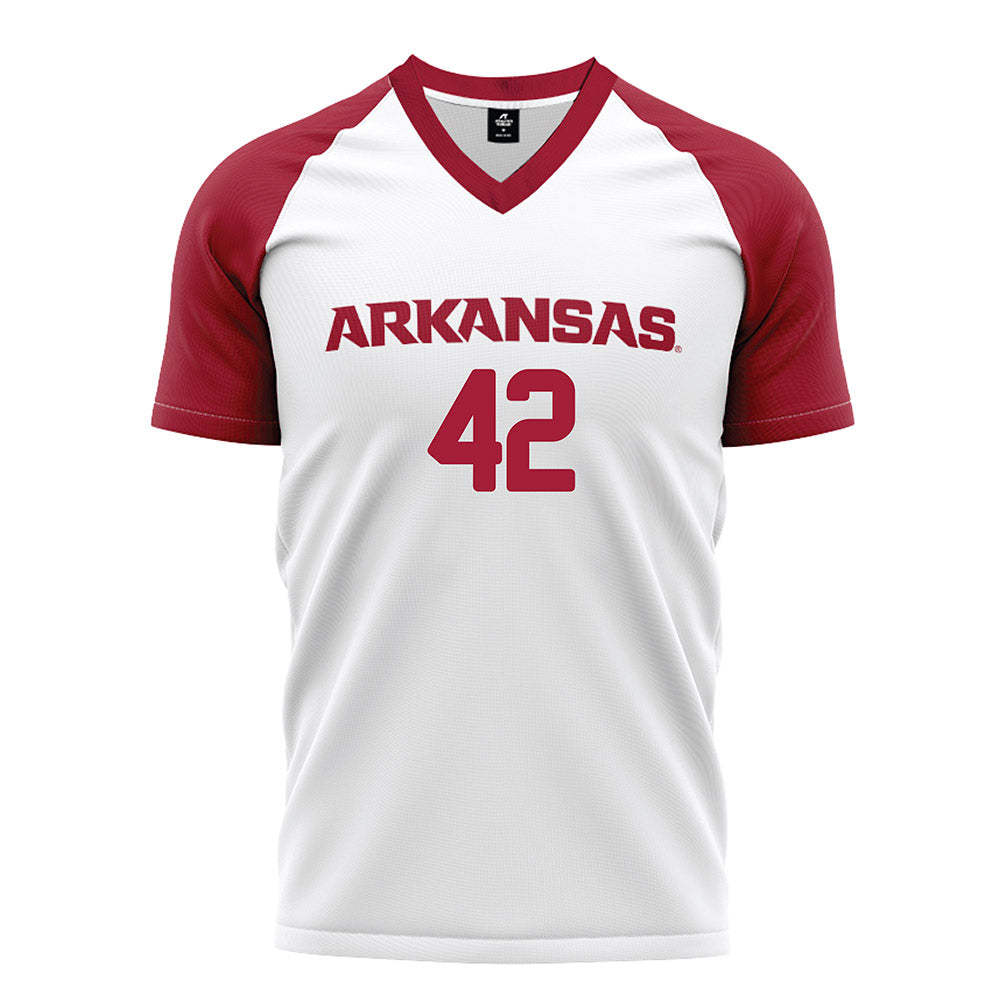 Arkansas - NCAA Women's Soccer : Taylor Tommack - White Soccer Jersey