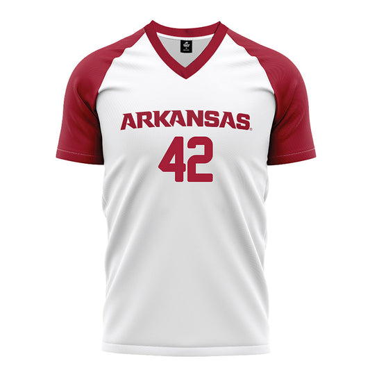 Arkansas - NCAA Women's Soccer : Taylor Tommack - White Soccer Jersey