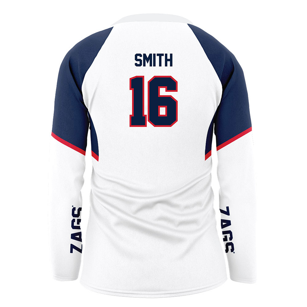 Gonzaga - NCAA Women's Volleyball : Jody Smith - White Volleyball Jersey