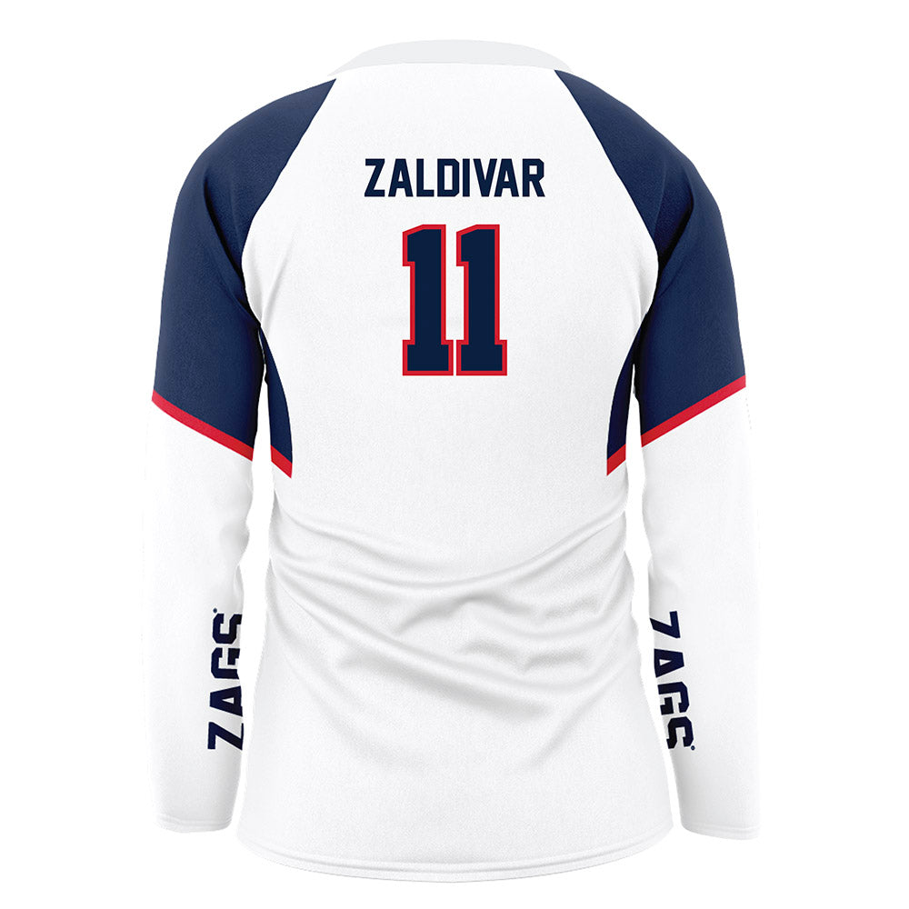 Gonzaga - NCAA Women's Volleyball : Carina Zaldivar - White Volleyball Jersey-1