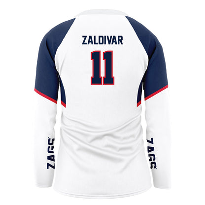 Gonzaga - NCAA Women's Volleyball : Carina Zaldivar - White Volleyball Jersey-1