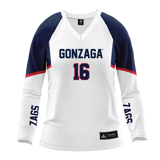 Gonzaga - NCAA Women's Volleyball : Jody Smith - White Volleyball Jersey