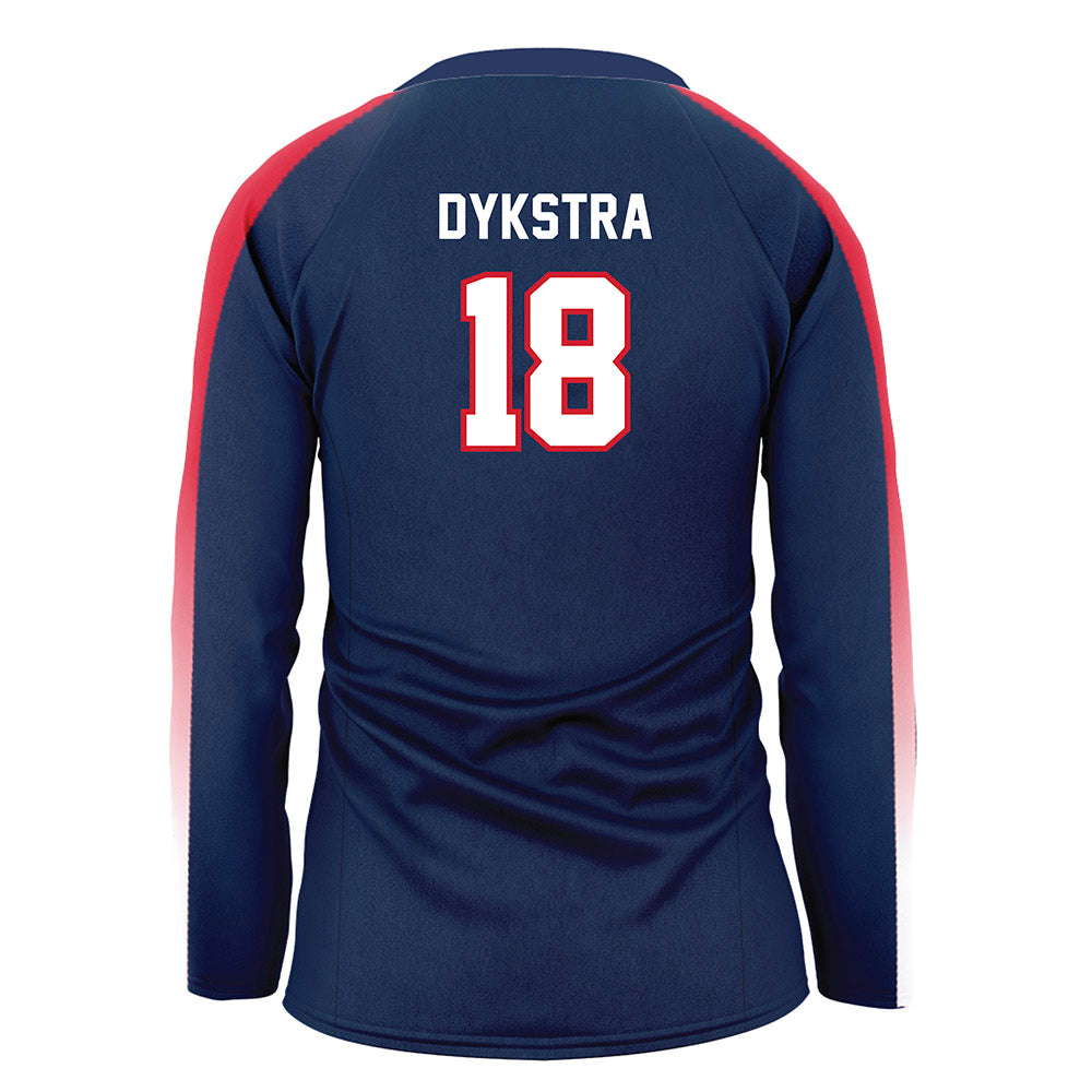 Gonzaga - NCAA Women's Volleyball : Raechelle Dykstra - Navy Volleyball Jersey