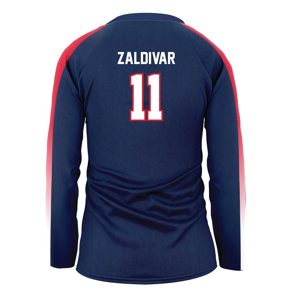 Gonzaga - NCAA Women's Volleyball : Carina Zaldivar - Navy Volleyball Jersey-1