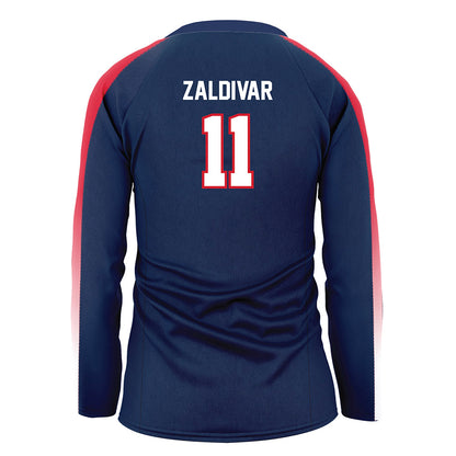 Gonzaga - NCAA Women's Volleyball : Carina Zaldivar - Navy Volleyball Jersey-1