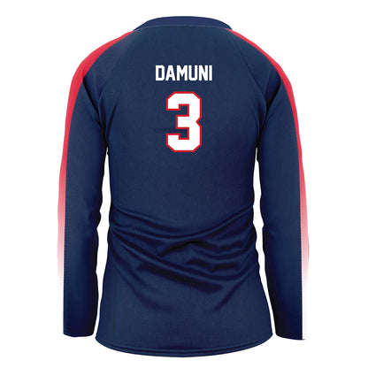 Gonzaga - NCAA Women's Volleyball : Nia Damuni - Navy Volleyball Jersey