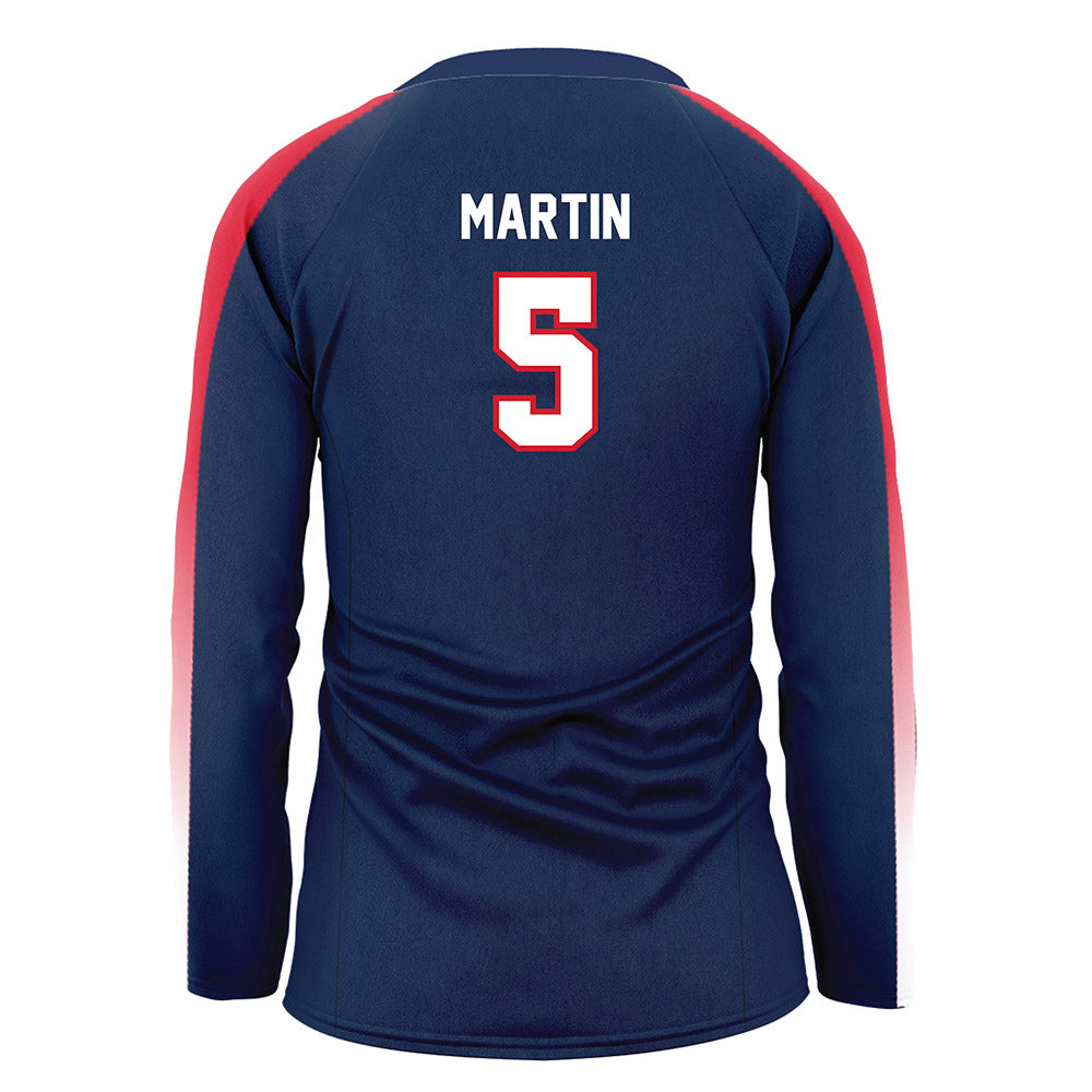 Gonzaga - NCAA Women's Volleyball : Brianna Martin - Navy Volleyball Jersey