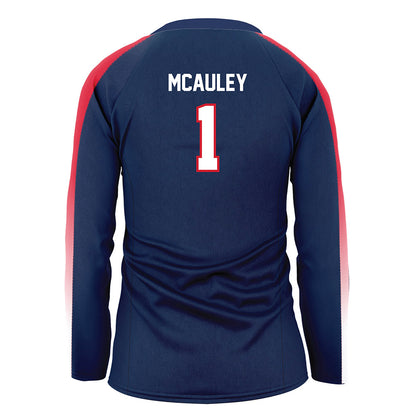 Gonzaga - NCAA Women's Volleyball : Kelly McAuley - Navy Volleyball Jersey-1