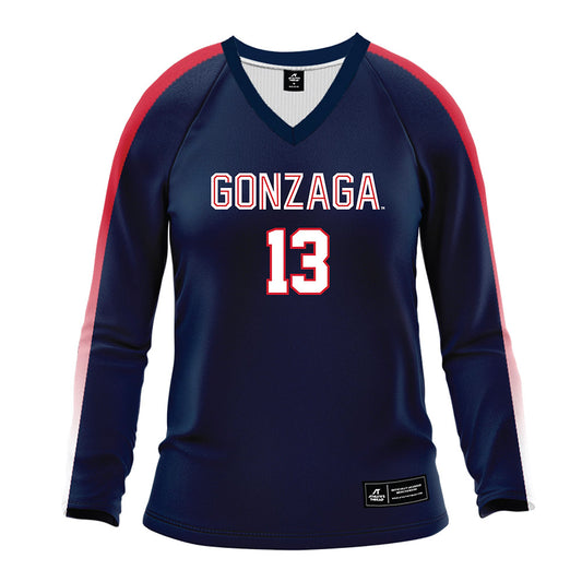 Gonzaga - NCAA Women's Volleyball : Mia Clyburn - Navy Volleyball Jersey-0