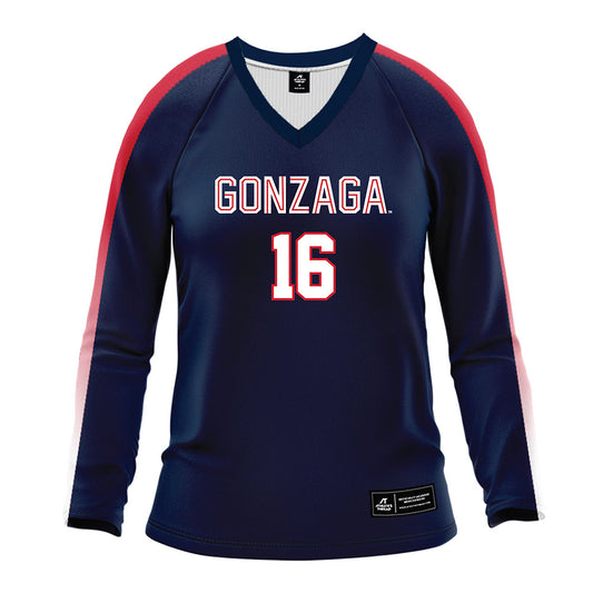 Gonzaga - NCAA Women's Volleyball : Jody Smith - Navy Volleyball Jersey