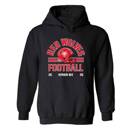 Arkansas State - NCAA Football : Kemari Nix - Hooded Sweatshirt